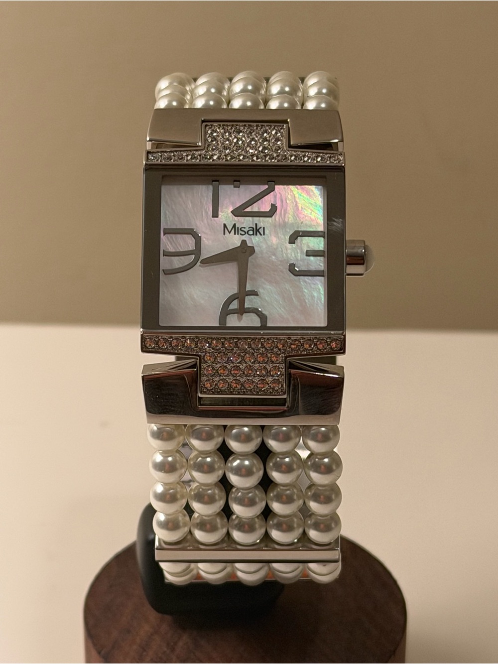 NEW Misaki Monte Carlo Pearl Bracelet Watch – Mother of Pearl Dial